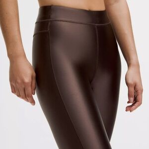 Lululemon Satin Shine Espresso Leggings